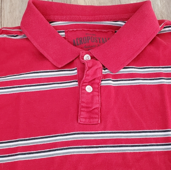 Aeropostale red polo - Picture 2 of 5